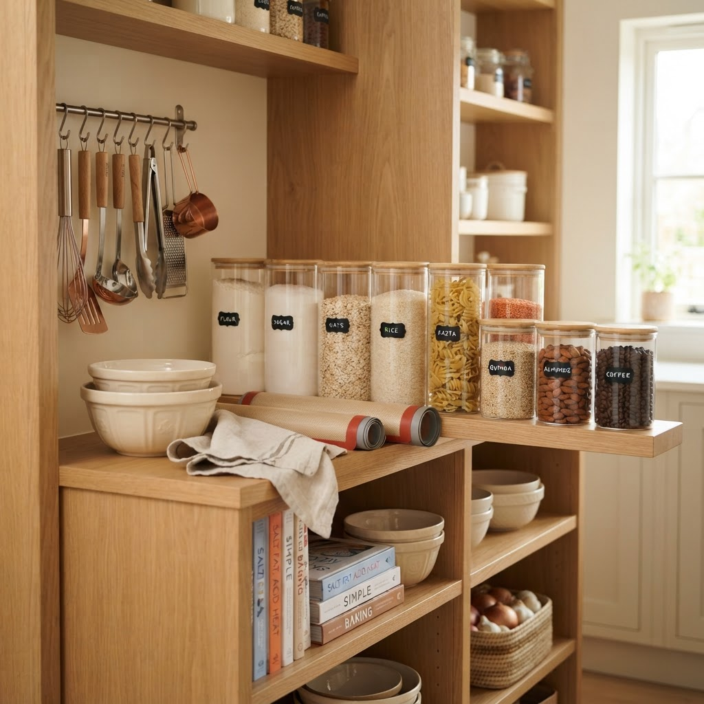 Kitchen storage and organisation